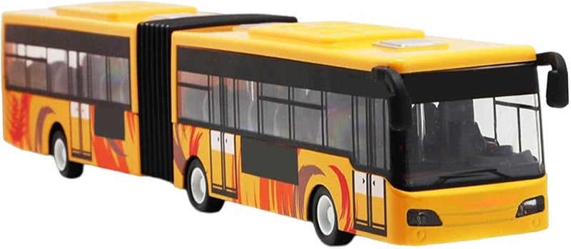 1 50 Scale Yellow Bus Toy Gift For Kids Boys Girls 28cm Long - Image 1
